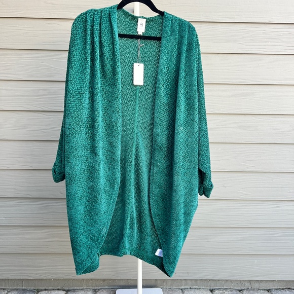 Flawless Green Open-Front Cardigan | Size Small | NWT - Picture 2 of 7
